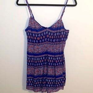 Multi-colored romper